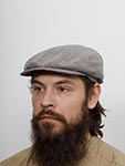 Кепка STETSON арт. 6380401 DRIVER CAP WOOL CHECK (серый)